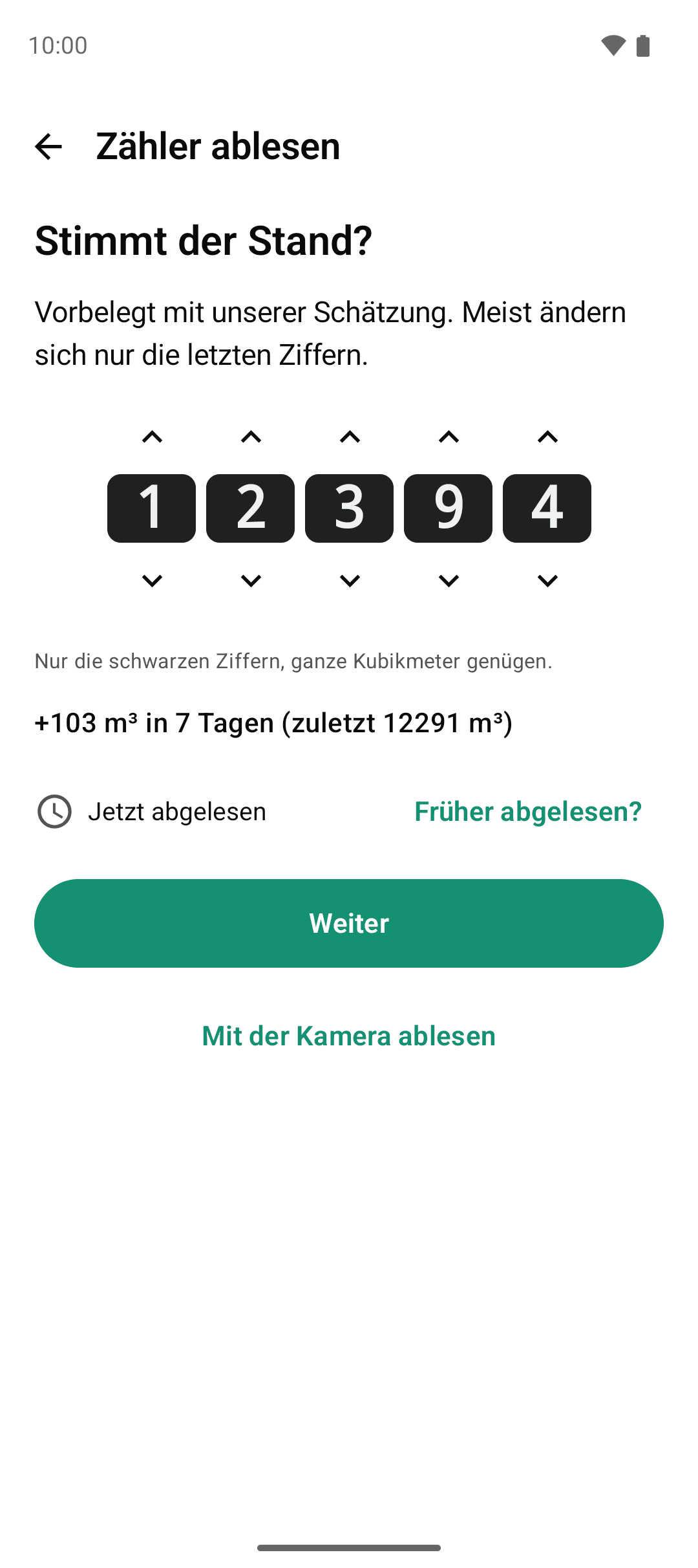 Gaszähler mit der Kamera ablesen